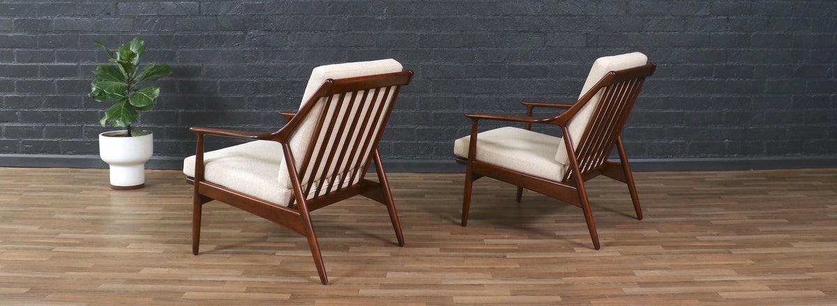 Kurt Østervig Sculpted Lounge Chairs for Jason Møbler