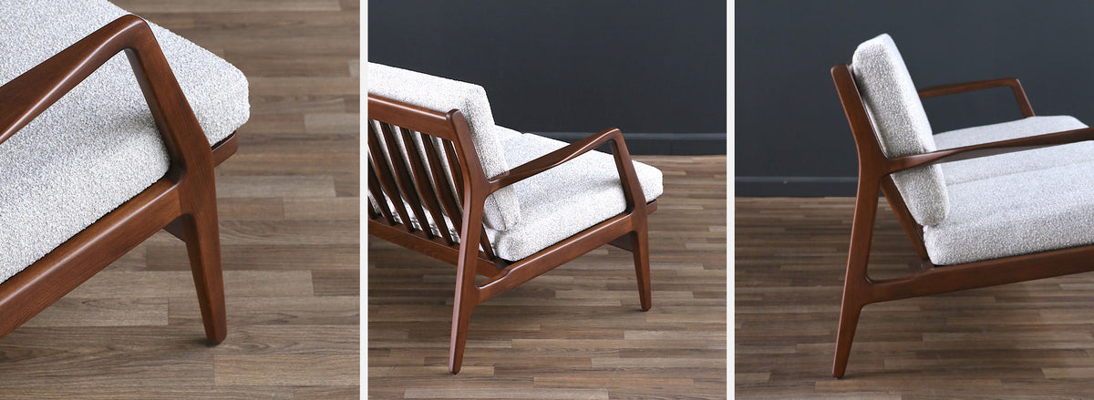 Danish Modern Sculpted Sofa by Ib Kofod-Larsen