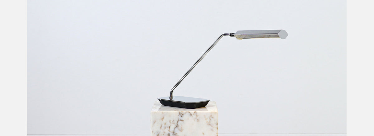 Mid-Century Modern Chrome Table Lamp by Koch & Lowy 