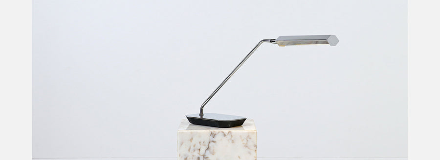 Mid-Century Modern Chrome Table Lamp by Koch & Lowy 