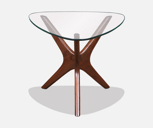 Adrian Pearsall "Jax" Sculpted Walnut Side Table