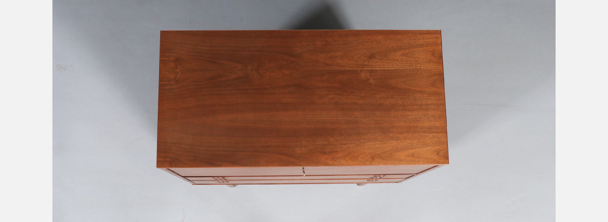 Yngve Ekström Walnut Drop-Leaf Writing Desk for Dux