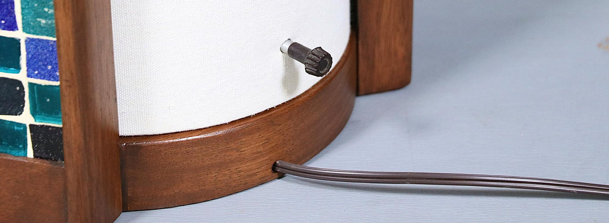 John Keal Mosaic Tile Floor Lamp for Modeline of CA
