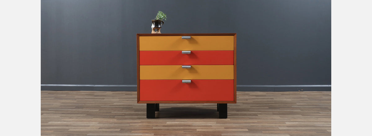 George Nelson Multi-Color Lacquered Chest for Herman Miller