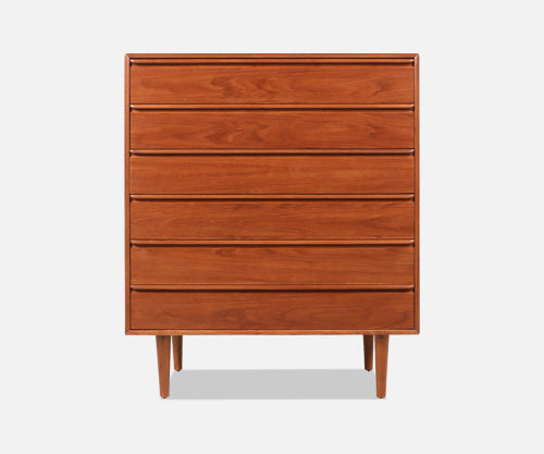 Mid-Century Modern Teak Chest of Drawers by Westnofa