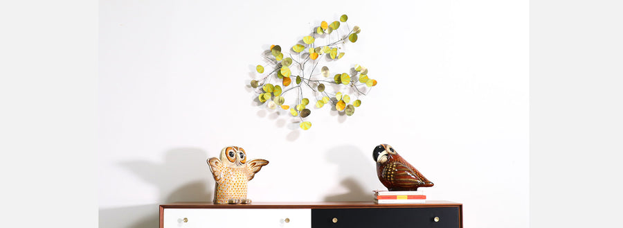 Mid-Century Mexican Folk Art Paper Mache Owl Sculpture by Sermel 