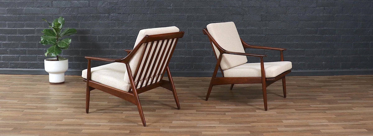 Kurt Østervig Sculpted Lounge Chairs for Jason Møbler