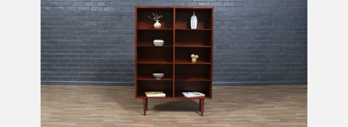 Carlo Jensen Danish Modern Bookshelf in Brazilian Rosewood