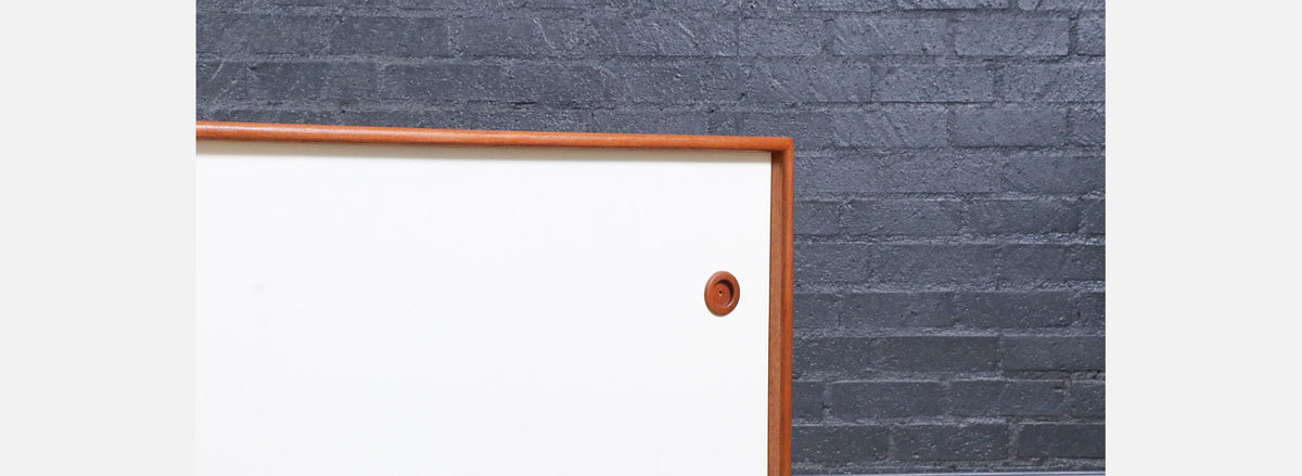 Danish Modern Teak & Two-Tone Lacquered Credenza
