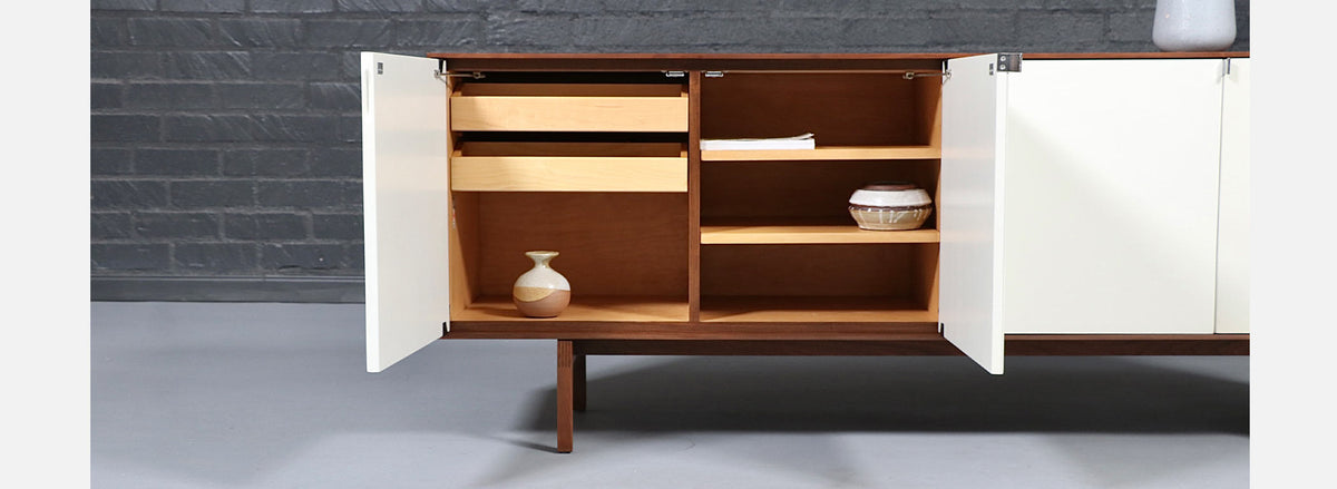 Florence Knoll Model-541 Two-Tone Lacquered Credenza