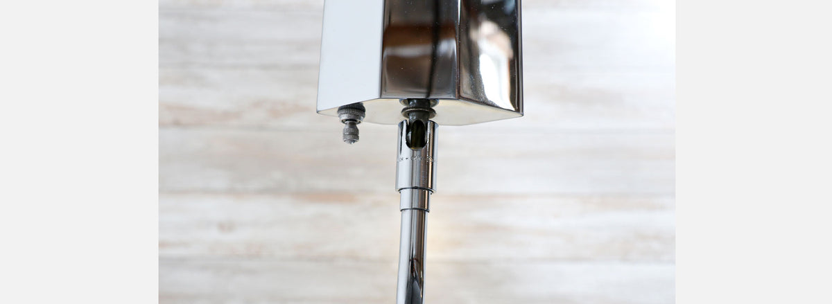 Mid-Century Modern Chrome Table Lamp by Koch & Lowy 