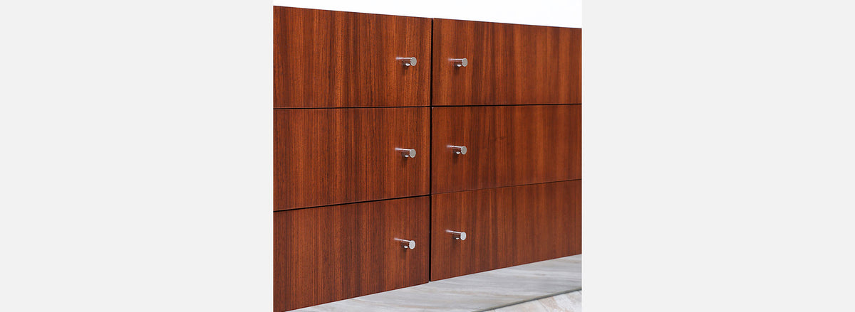 Milo Baughman Rosewood & Chrome Dresser for Thayer Coggin