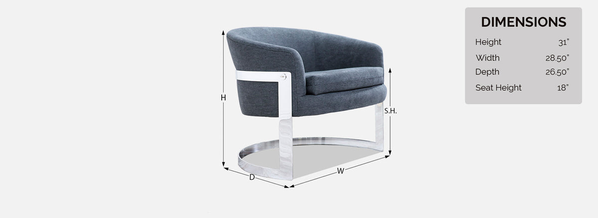 Mid-Century Modern Chrome Tub Lounge Chairs by Flair
