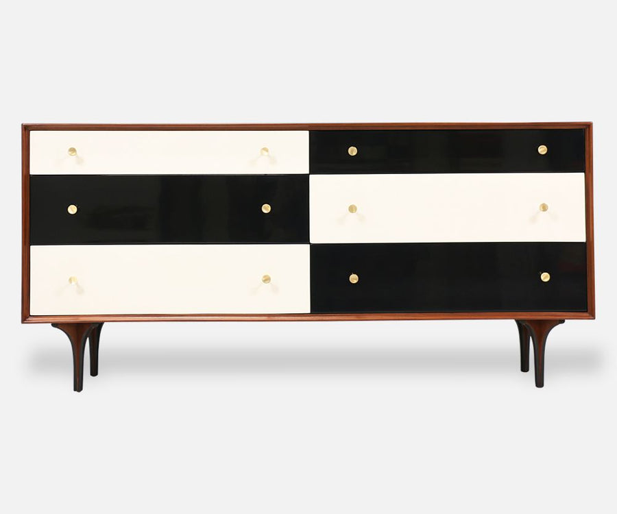 Richard Thompson Lacquered & Walnut Dresser for Glenn of California-2