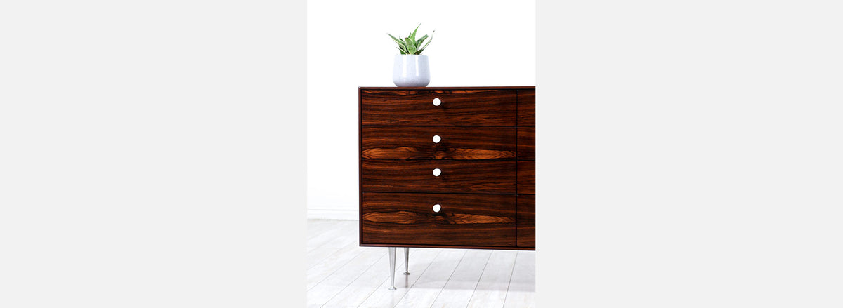 George Nelson "Thin Edge" Model-5221 Rosewood Dresser for Herman Miller