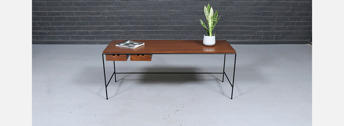 Paul McCobb "Planner Group" Iron Desk / Table for Winchendon Furniture