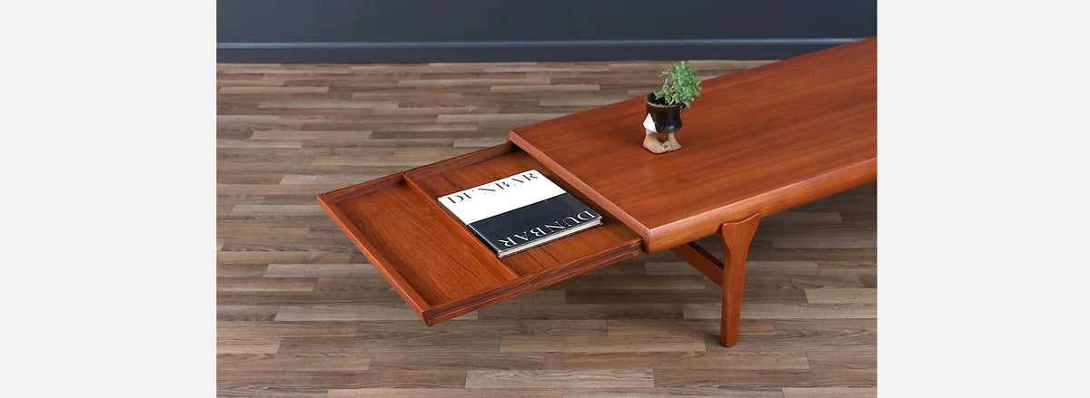 Johannes Andersen Extending Teak Coffee Table