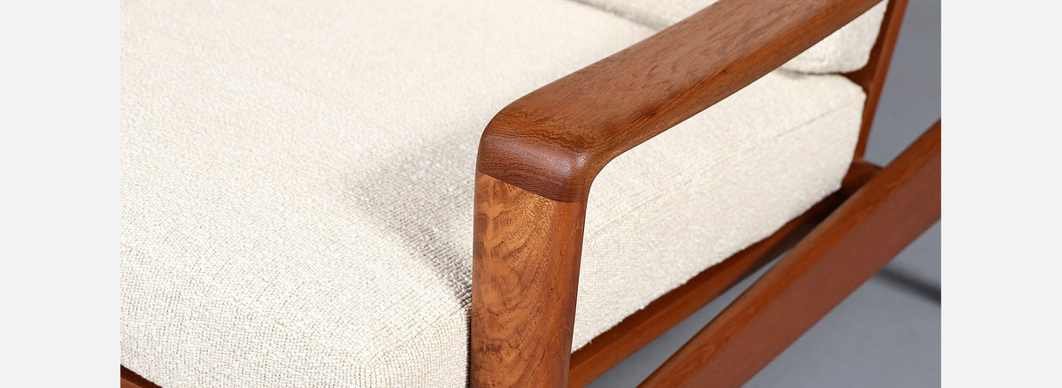 Arne Wahl Iversen Teak Lounge Chair for Komfort