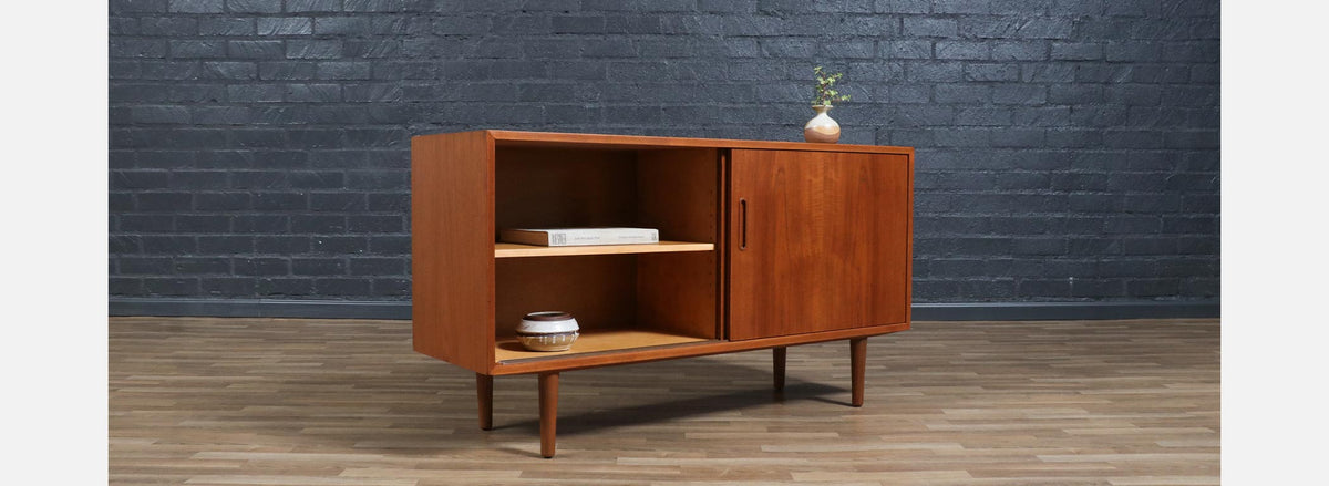 Danish Teak Credenza by Carlo Jensen for Hundevad