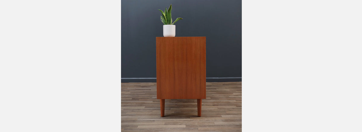 Carlo Jensen Teak Tambour-Door Credenza for Hundevad
