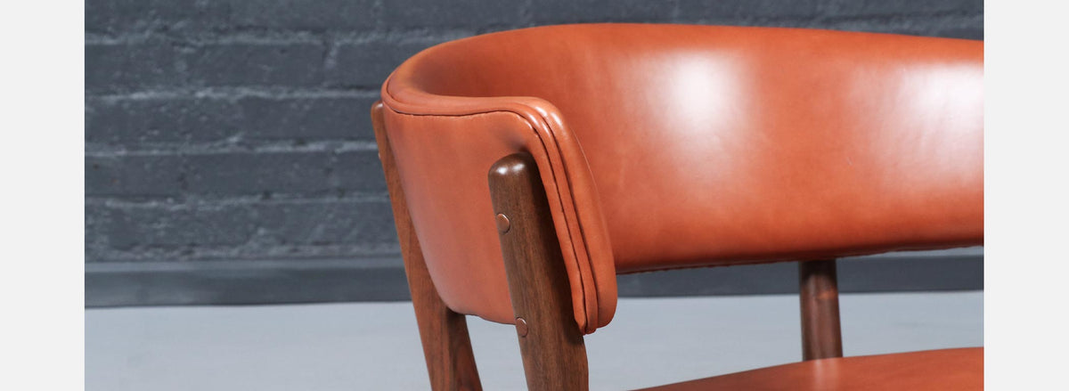 Nanna Ditzel ND-83 Cognac Leather Chair for Søren Willadsen