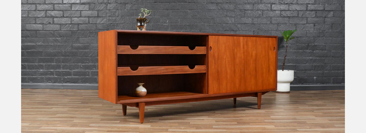 Ib Kofod-Larsen "Jutland" Teak Credenza for Brande Møbelfabrik