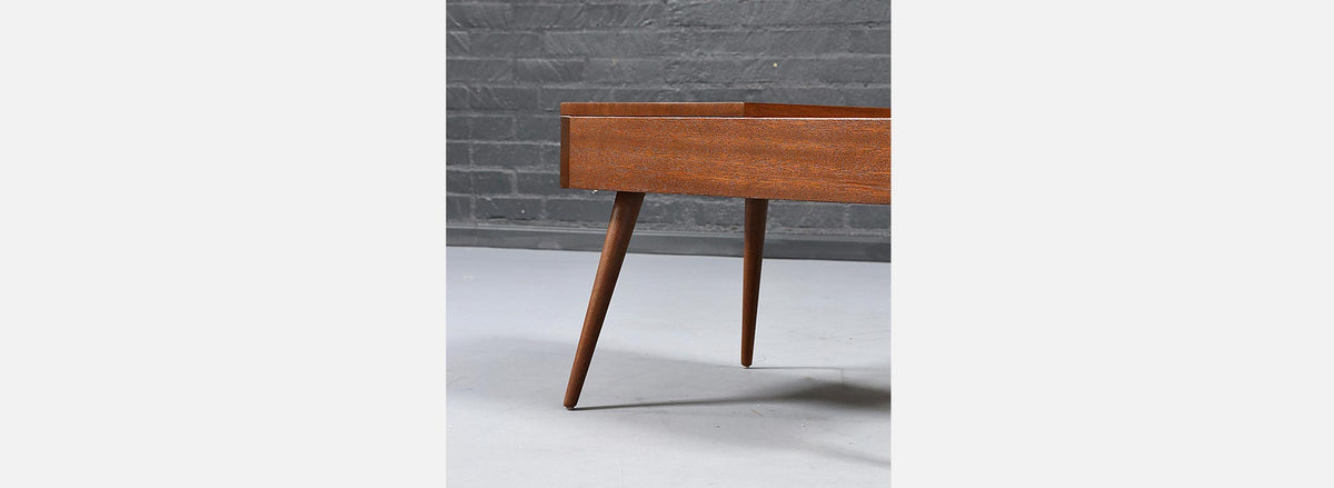 Californian Modern Side Tables w/ Storage Compartments by John Keal