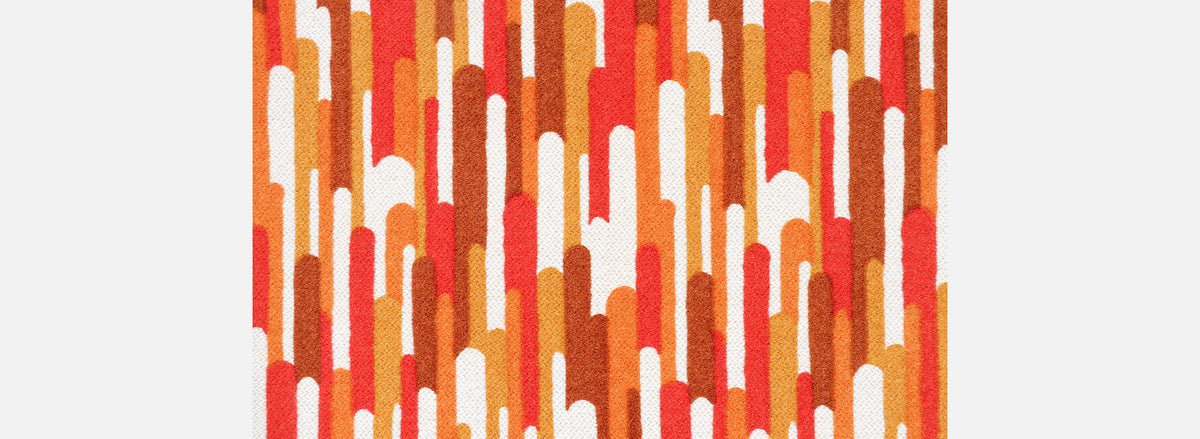 Mid-Century Modern Abstract Graphic Textile Wall Art