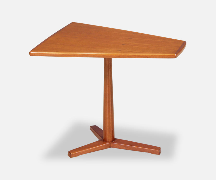 Swedish Modern Tri-Leg Teak Side Table by Dux