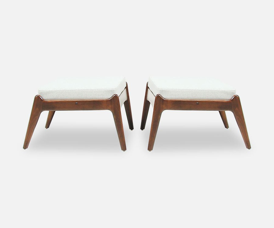 Mid-Century Modern Sculpted Stools