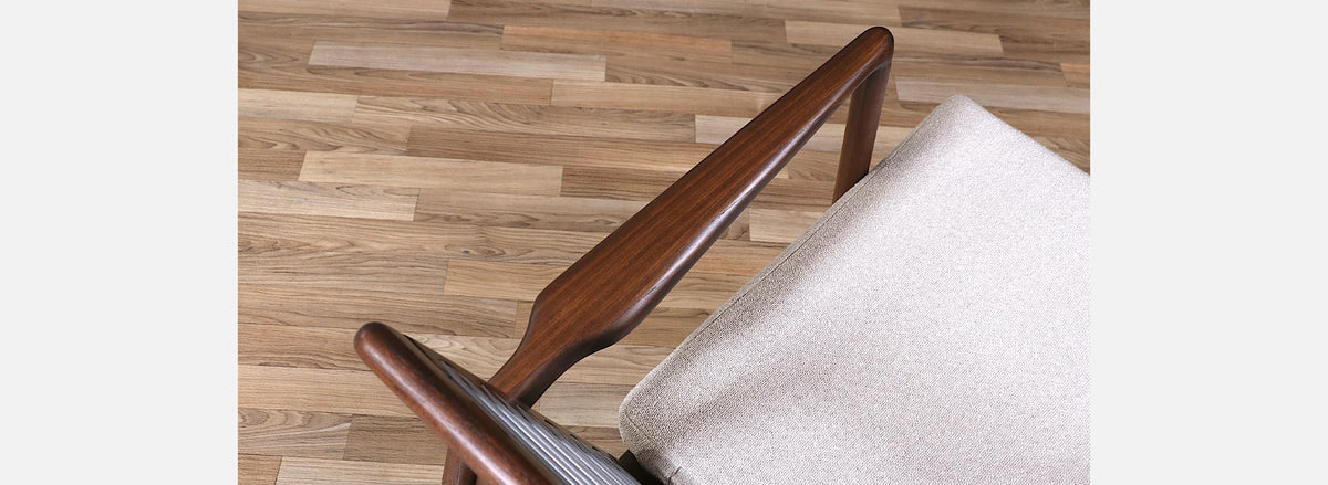 Danish Modern Reclining Lounge Chair by Ib Kofod-Larsen
