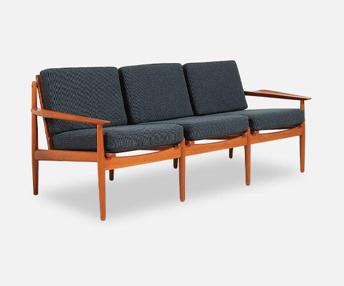 Svend Åge Eriksen Teak Sofa for Glostrup Møbelfabrik