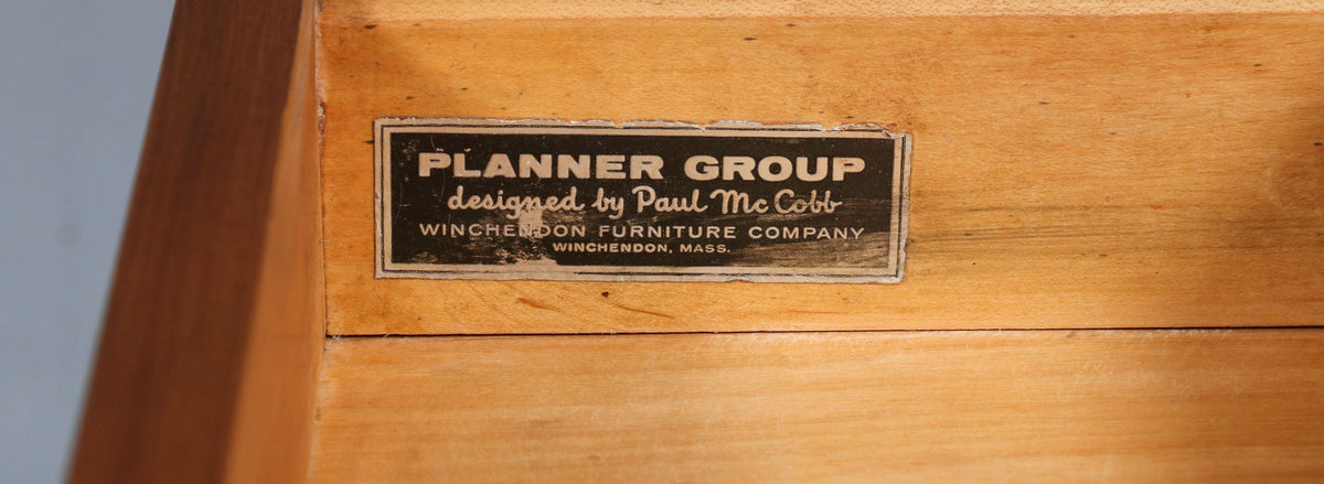 Paul McCobb "Planner Group" Side Table w/ Bookshelf for Winchendon Furniture