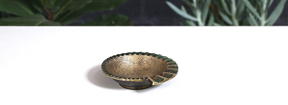 Maurice Ascalon Bronze Shell Ashtray for Pal-Bell