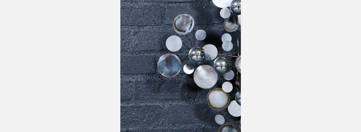 Californian Modernist "Raindrop" Chrome Sculpture by Curtis Jere