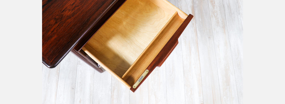 Gunni Omann Model-75 Floating Top Rosewood Desk for Omann Jun