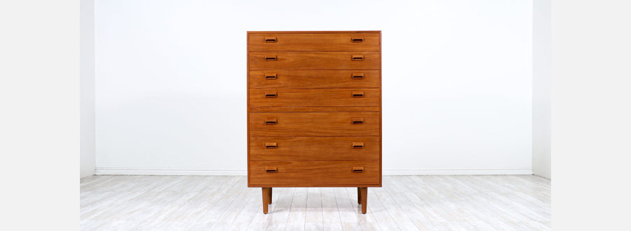 Danish Modern Teak Chest of Drawers by Børge Mogensen for Søborg Møbler