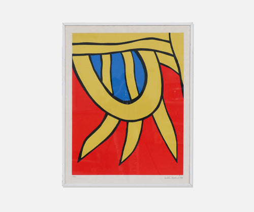 1964 Nicholas Krushenick Color Lithograph 15/100