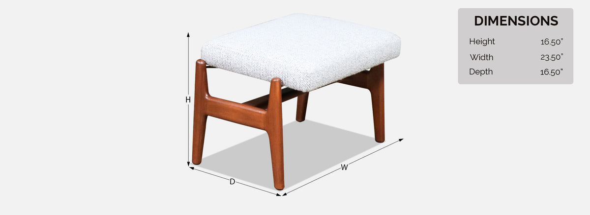 Folke Ohlsson Model-1032 Reclining Chair w/ Ottoman for Dux