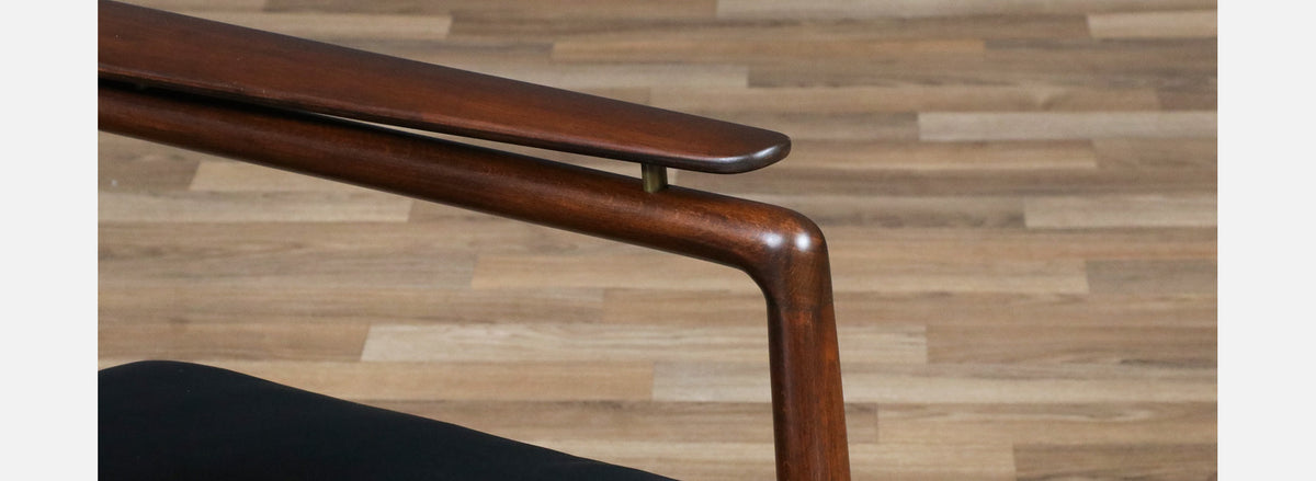 Ib Kofod-Larsen Leather Lounge Chairs for Selig