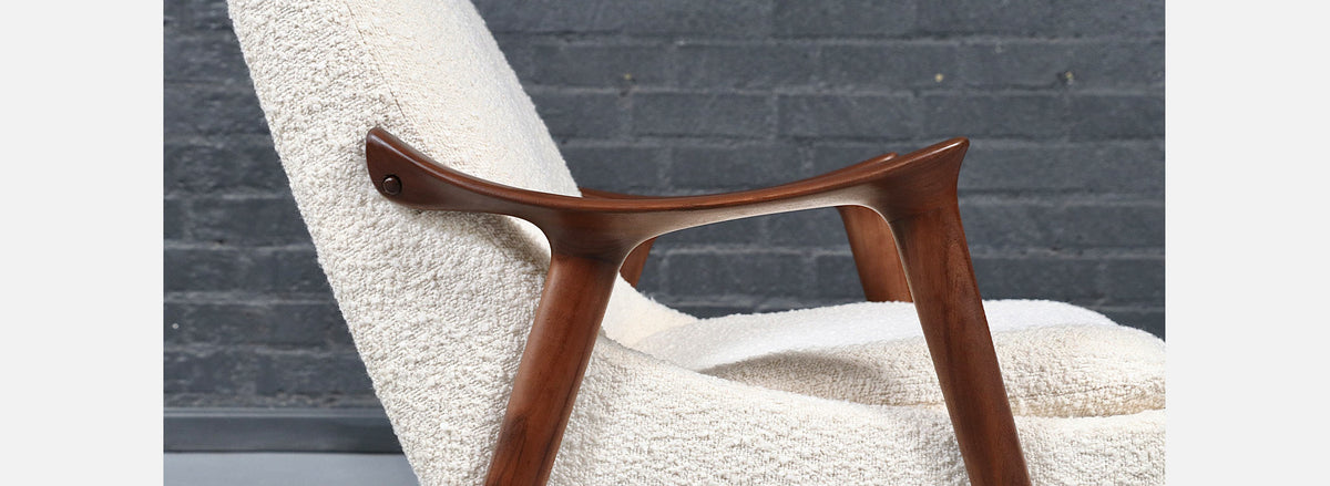 Norwegian Modern "Klarinett" Teak Lounge Chair by More Lenestolfabrikk