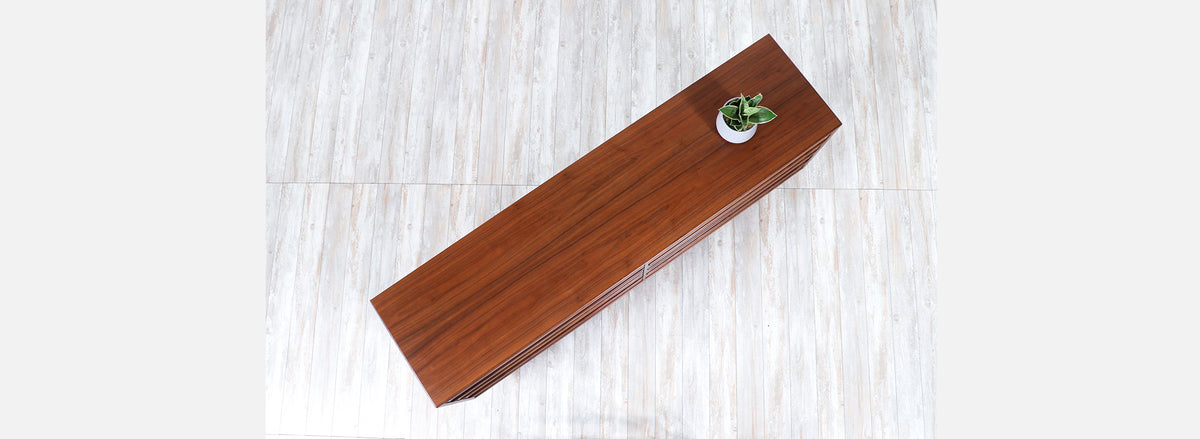 Mid-Century Modern 8-Drawer Walnut Dresser by Westnofa