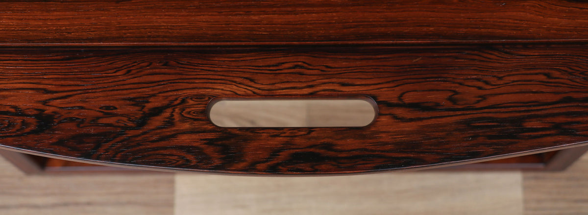 Svend Langkilde Rosewood & Brass Removable Tray Table