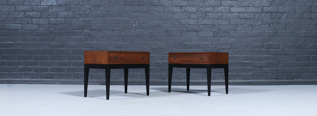 Harvey Probber Walnut Night Stands