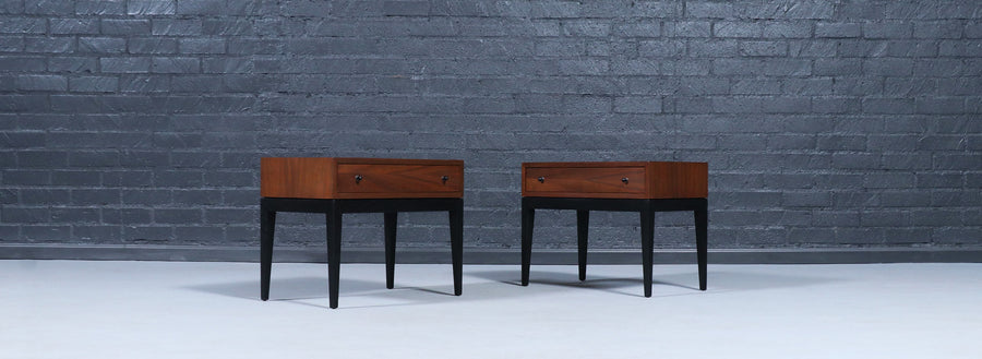 Harvey Probber Walnut Night Stands