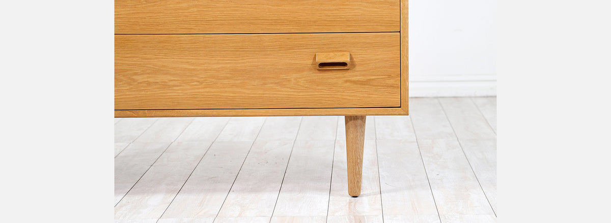 Børge Mogensen Oak Chest of Drawers for Søborg Møbler