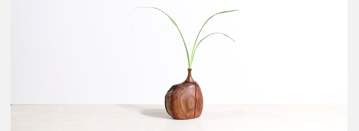 California Modern Handcrafted Weed Pot Vase by Doug Ayers