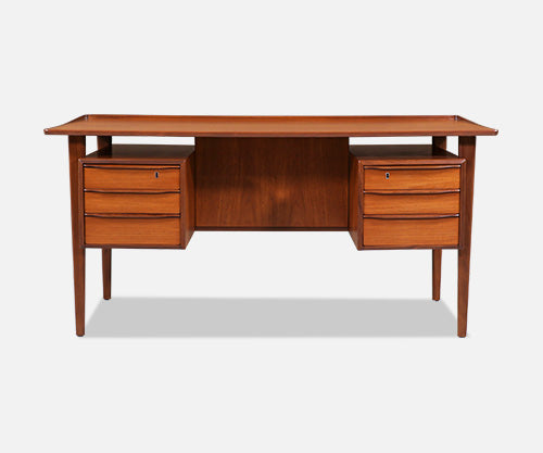 Peter Lovig Nielsen Floating-Top Executive Danish Desk 