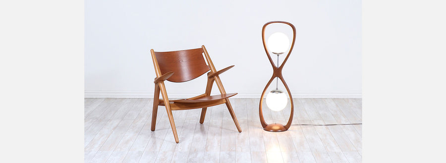 Mid-Century Modern "Infinity" Sculpted Lamp by Modeline 