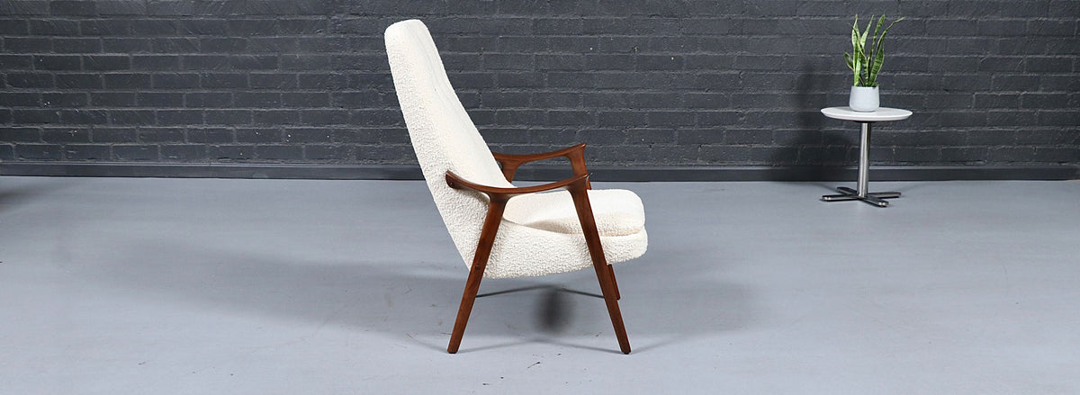 Norwegian Modern "Klarinett" Teak Lounge Chair by More Lenestolfabrikk
